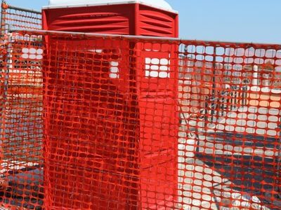 Professional portable toilet for construction services in Jersey